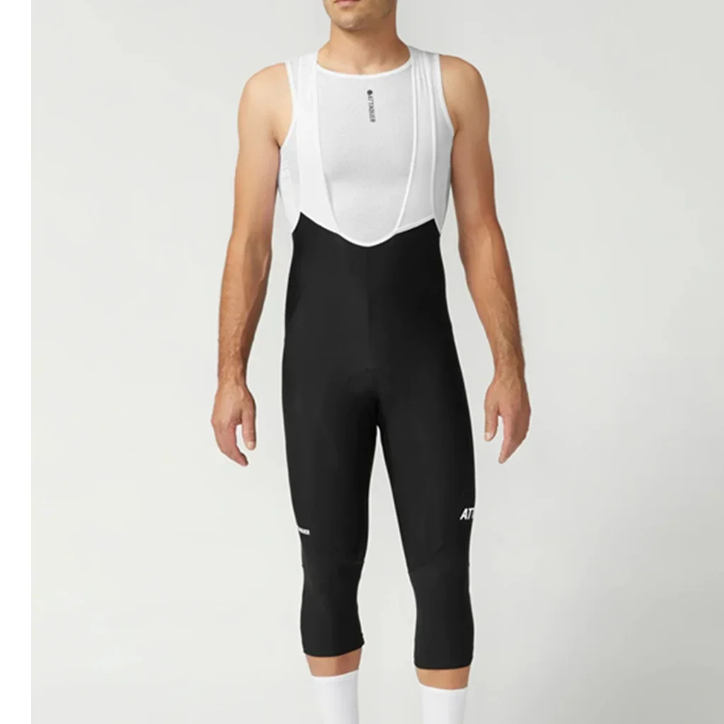 オールデイ 3/4 ビブ ブラック/ホワイト ロゴ サイクリ - Cycling Gear Jersey のレビューと価格