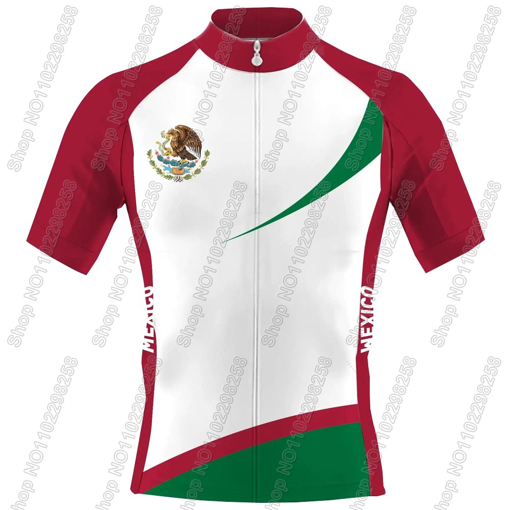 2025 メキシコ代表チームサイクリングジャージセット夏メキ - Cycling Gear Jersey のレビューと価格
