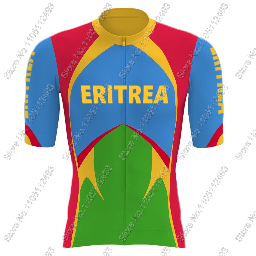 2025年エリトリア代表チームサイクリングジャージセット半袖 - Cycling Gear Jersey のレビューと価格
